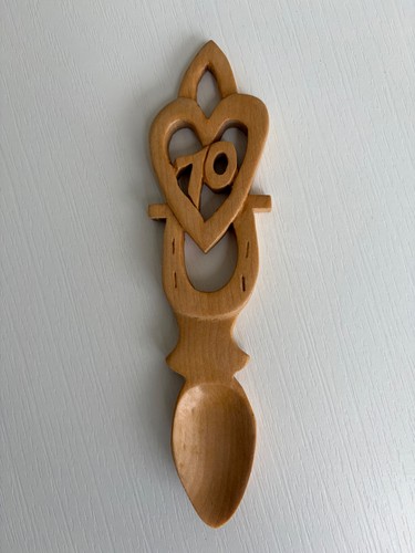 Traditional hand carved wooden - hand,