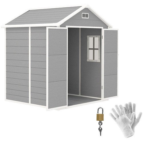 6x5ft garden storage plastic - 6x5ft,