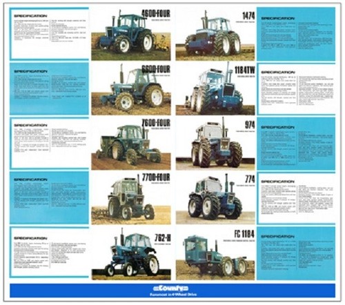 Ford county tractor collection - county,
