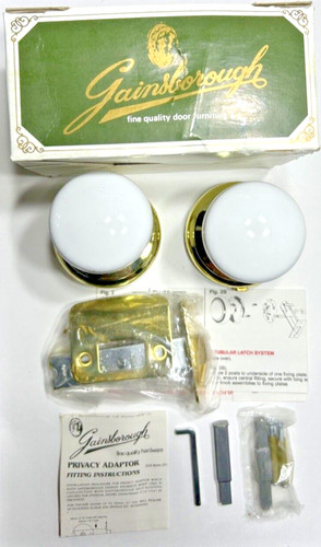 Gainsborough privacy door - door, knob