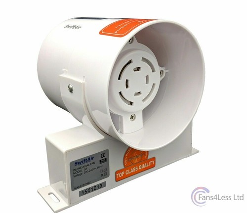 Inline duct shower - 4",