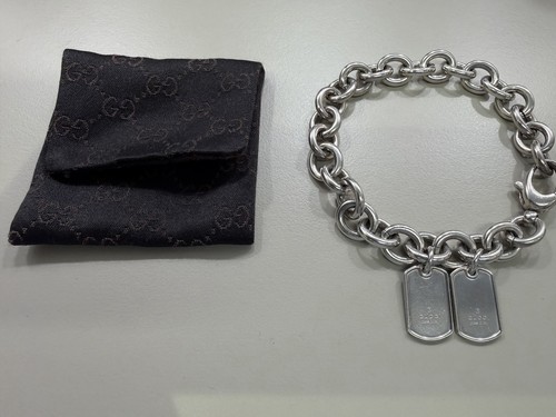 Gucci double dog tag oval - gucci,