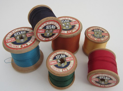 Vintage sylko wooden - 6, cotton