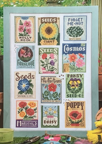 Cross stitch chart vintage - cross,