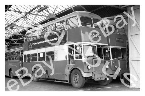 Bus photograph stratford blue - stratford,