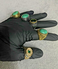 Turkish ring men green - men,,