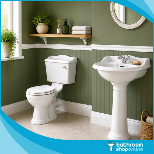 Traditional piece bathroom - 4,