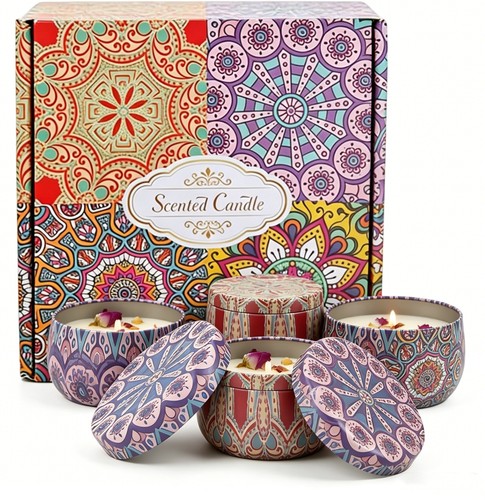 Scented candles gift set - candles,