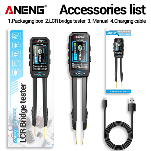 Gn703 smart tweezers lcr meter - tweezers,