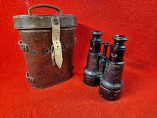 Original WW1 - Dolland London Binoculars : 1917 Marked Leather Case