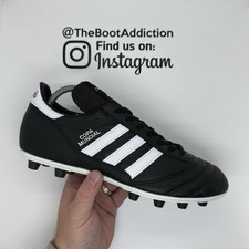 Adidas Copa Mundial FG Football Boots - Size U.K 9 - Black/White
