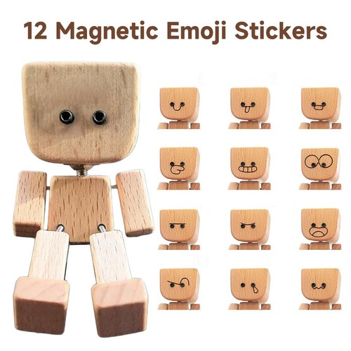 Shaking wooden new man figure - wooden,