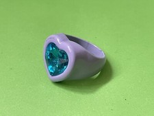 CHUNKY HEART RING PRIMARK  Size Approx P