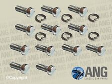 MGB, MGB-GT HS4 SU CARBURETTOR FLOAT CHAMBER & DASH POT SCREWS KIT x 12 1962-72