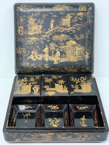 Antique chinese gilt lacquer - antique,