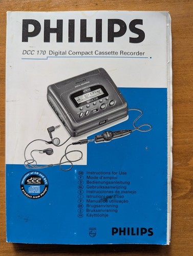 Philips dcc 170 instuctions - dcc,