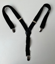 Clip-on Trouser Braces Black