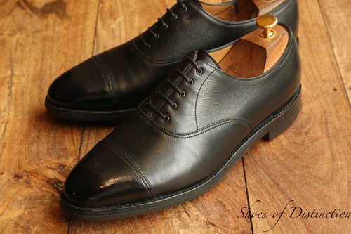 John lobb black leather - john,