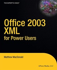 Office 2003 XML for Power