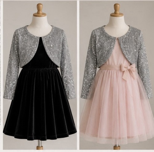 Girls silver sparkly - girls,
