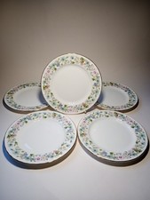 Aynsley Wild Tudor Floral 16cm Bone China Side Tea Plates x 5