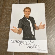 Cliff Richard Autographed Signed 4x6 Photo  The Shadows-No COA