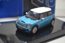 AUTOart MODELS -2002 MINI COOPER S  - ELECTRIC BLUE - 1/43 SCALE MODEL CAR 54851