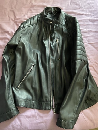 Black pleather lightweight - black,