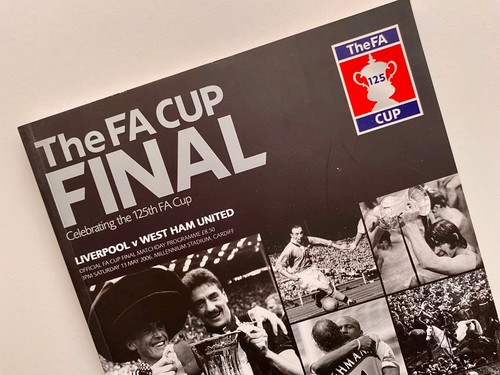 2006 cup final programme - fa,