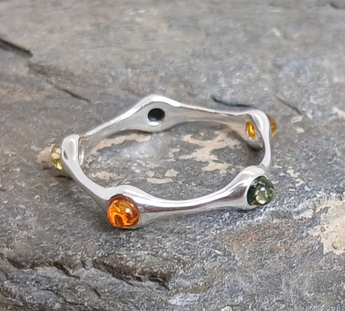 925 silver cognac green lemon - silver,