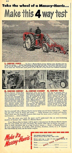 1952 massey harris - massey-harris, farm