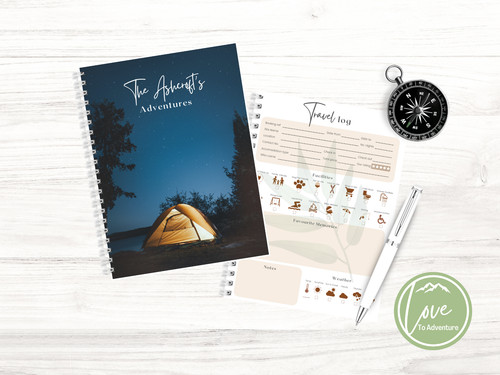 Personalised travel journal - personalised,