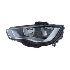 Audi A3 2012-2016 Headlight Headlamp Black Passenger Nearside Left Hand