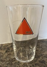 Classic BASS ALE pint glass - beer bitter pub bar man cave in VGC