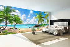 3D Sea Beach R20692 Wallpaper