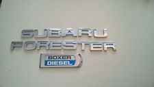 Genuine Subaru Forester Boxer Diesel 2012 Year Badge Emblem Boot Tailgate Rear