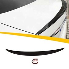 Fits Mercedes E-Class W213 2016-2023 Rear Boot Lip Spoiler AMG Style Gloss Black