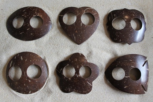 Set new coconut - 6, shell