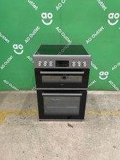 Beko Double Oven Electric Cooker Ceramic Hob Silver FDC6731S #LF114851
