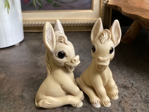Pair vintage 1970s resin - 1970s,