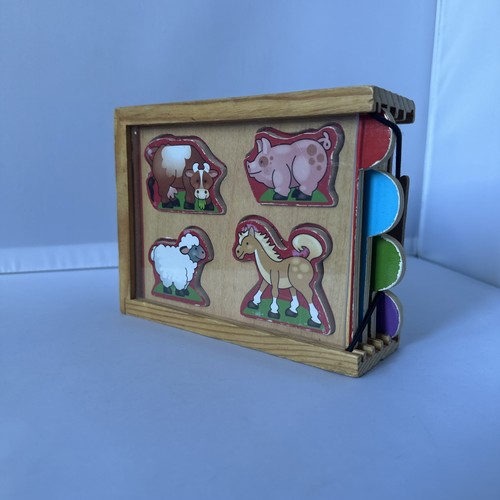 Melissa doug animals wooden - melissa, &