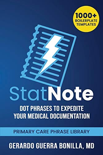 Statnote dot phrases - dot, to