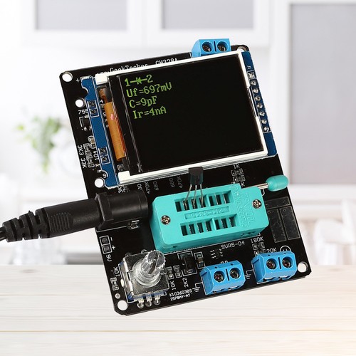 Lcd transistor tester - lcd, voltage