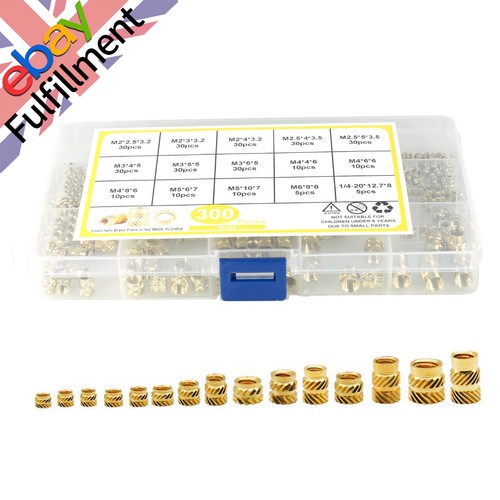 300pcs threaded insert 5 - threaded, m2