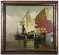 Fishing boats Venice Lagoon