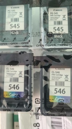 Canon 545 546 ink cartridges - canon,