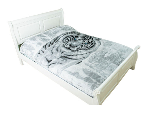Animal print mink throw - animal,