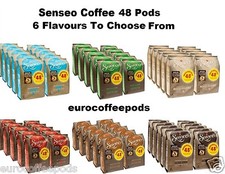 Douwe Egberts Senseo 48 Coffee Pods / Pads, 10 Packs - 6 Flavours To Choose From