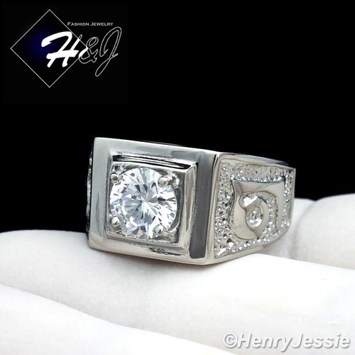 Men stainless steel icy 2ct - men,