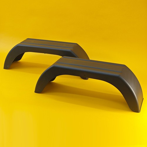 Inch plastic mudguards - inch, pair